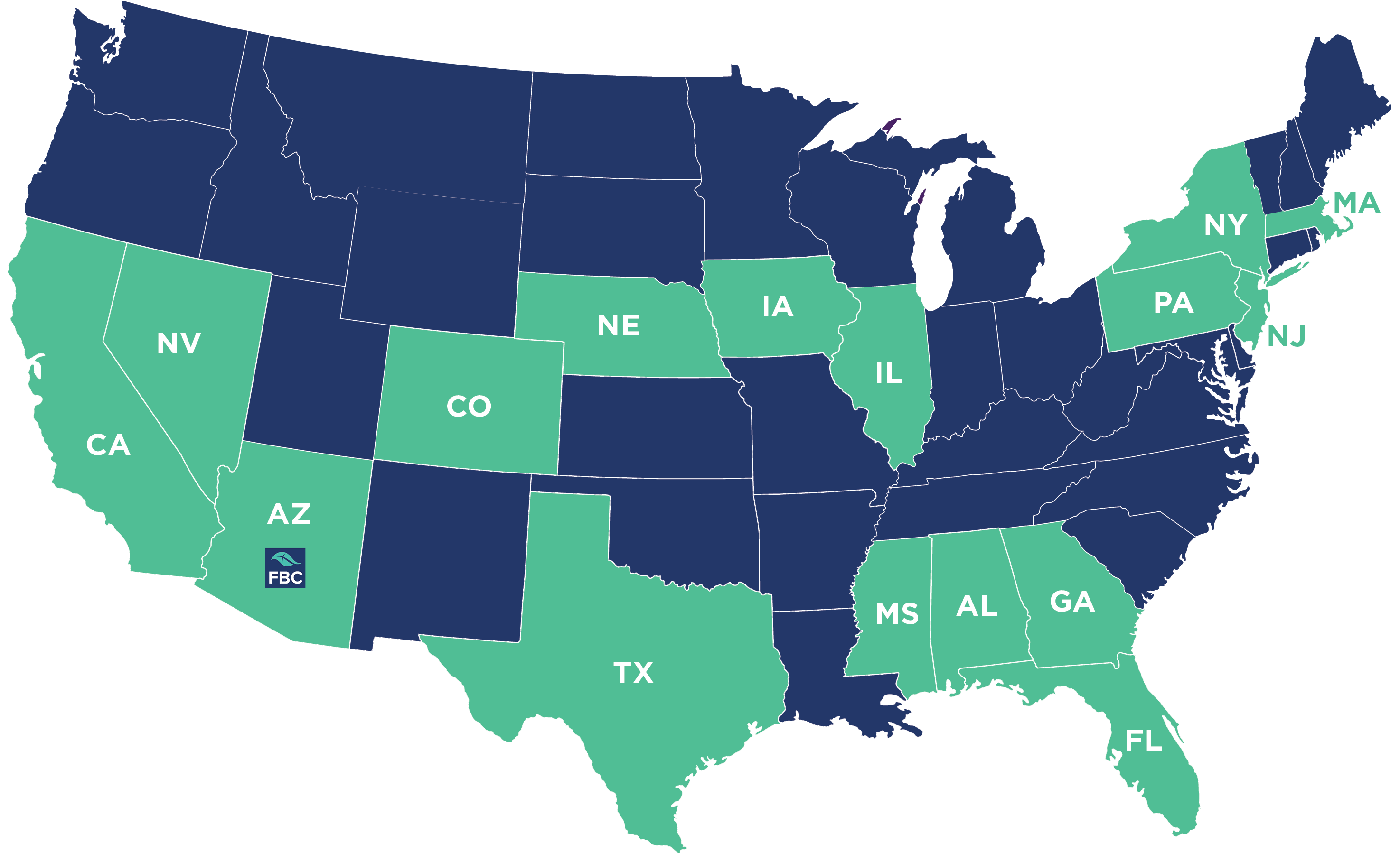 FBC About US Map